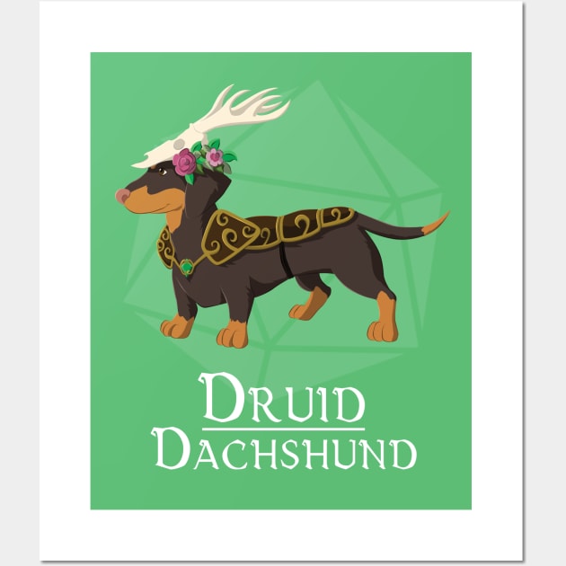 Druid Dachshund Wall Art by Celestirus